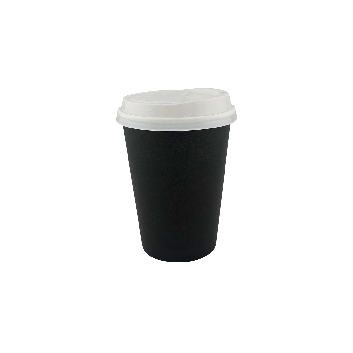 8oz Single Wall 90mm ( Black Base 500pcs x White Lid 500pcs)