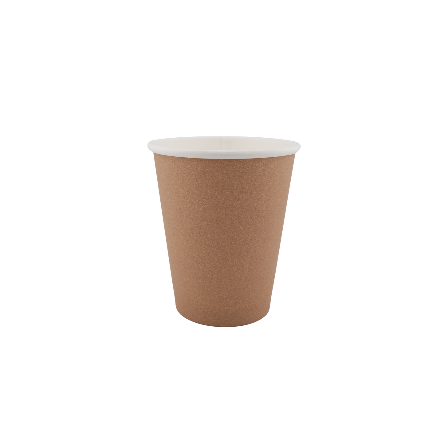 8oz Single Wall Hot Cup Kraft (80mm)