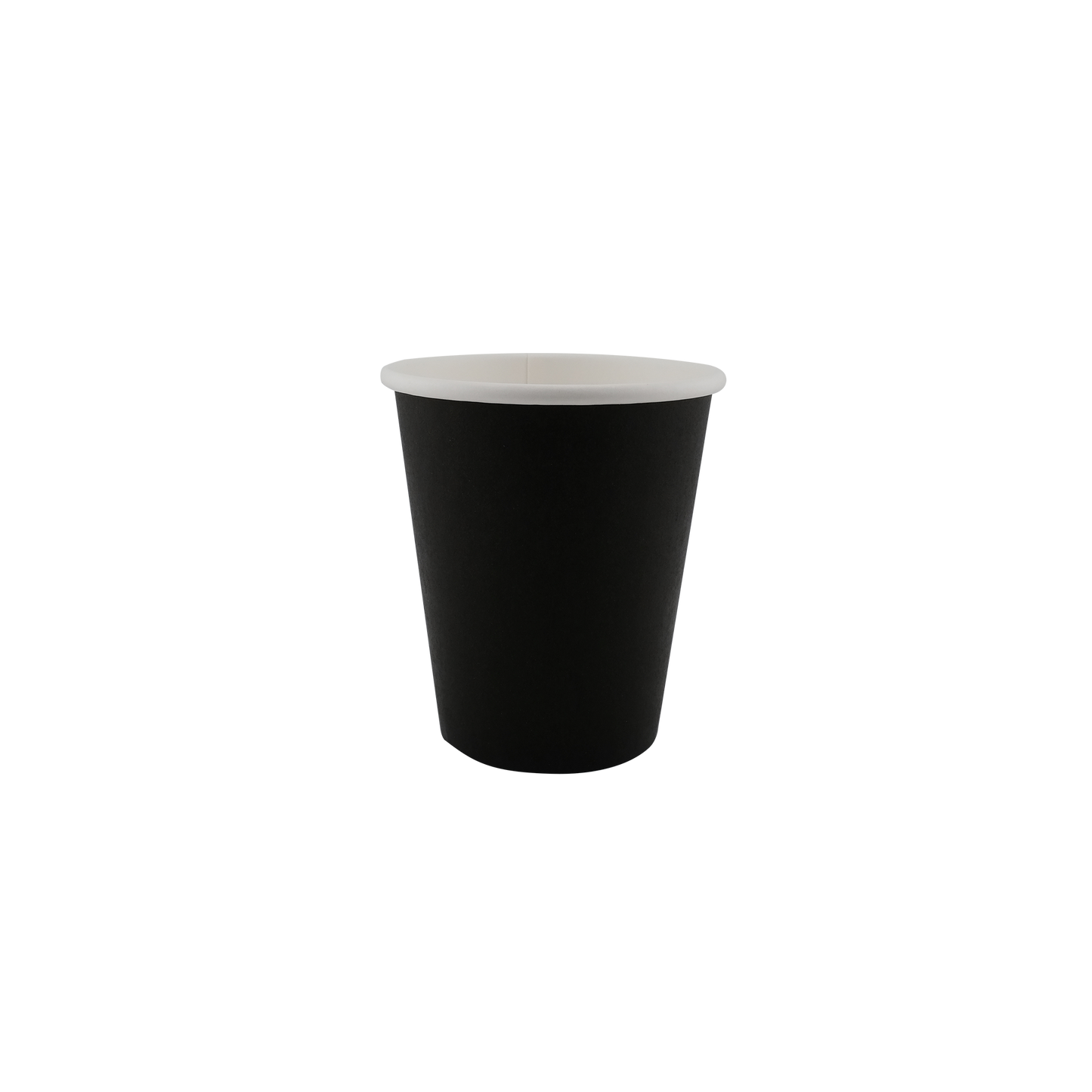 6oz Single Wall Hot Cup Black (80mm)