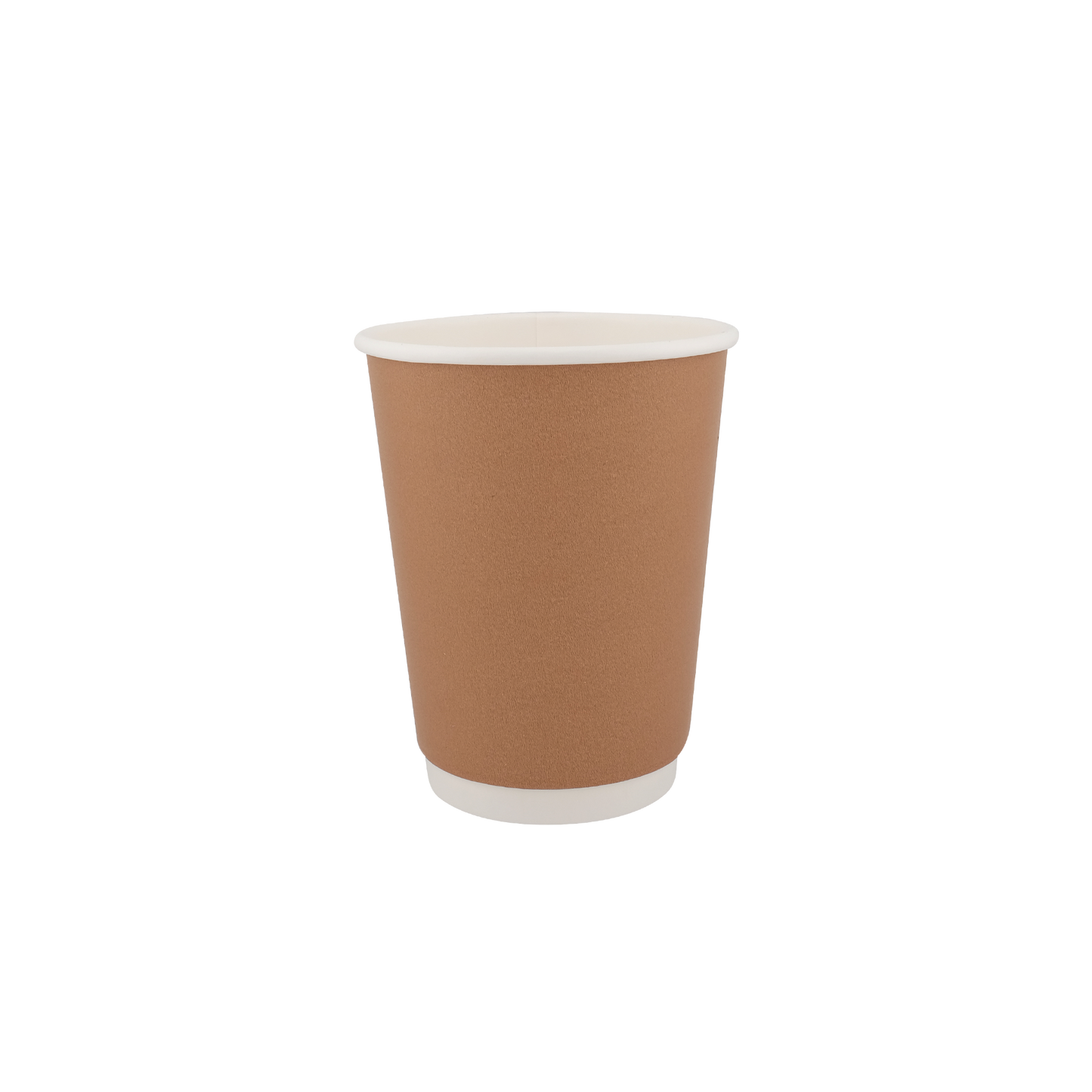 12oz Double Wall Hot Cup Kraft (90mm)