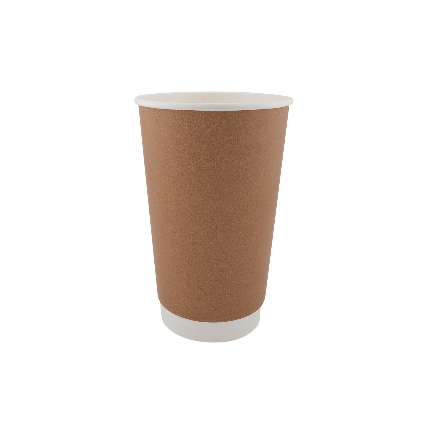 16oz Double Wall Hot Cup Kraft (90mm)