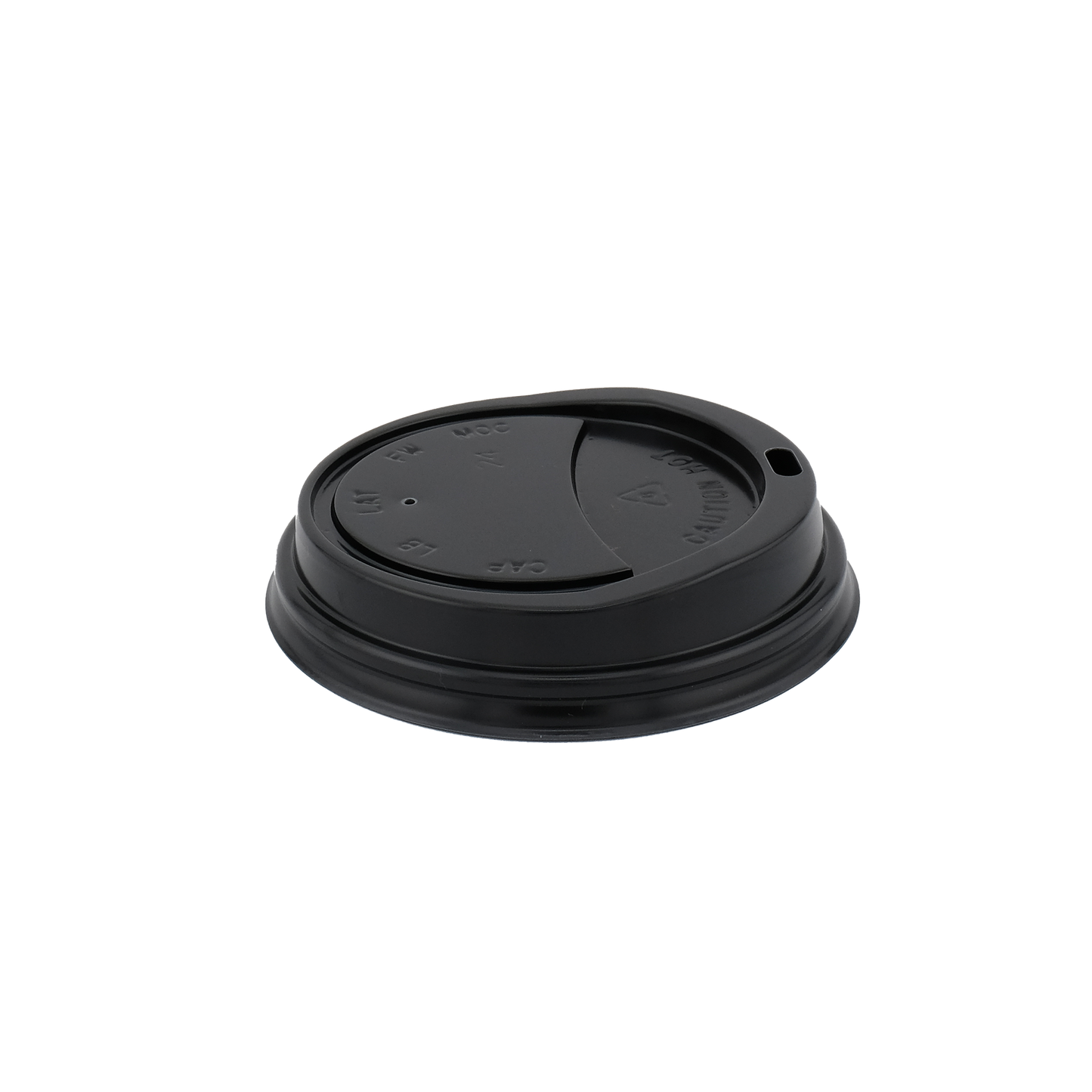 Coffee Cup PS Lid 80mm Black