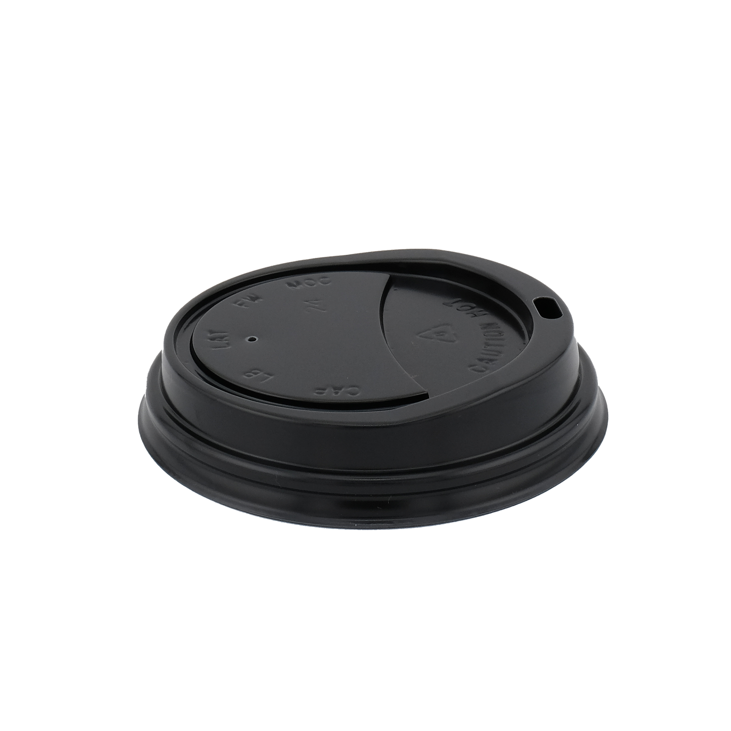 Coffee Cup PS Lid 90mm Black