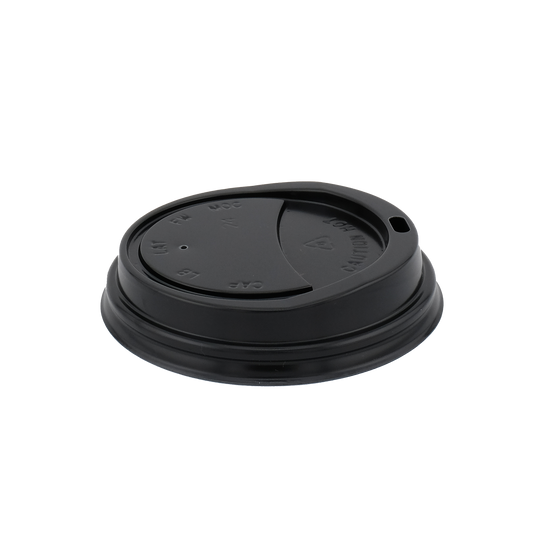 Coffee Cup PS Lid 90mm Black