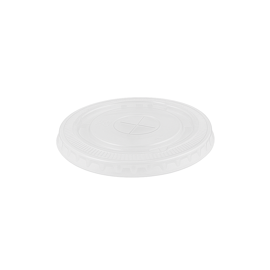 Flat PET Lid To Suit 12-22oz Cold Paper Cup