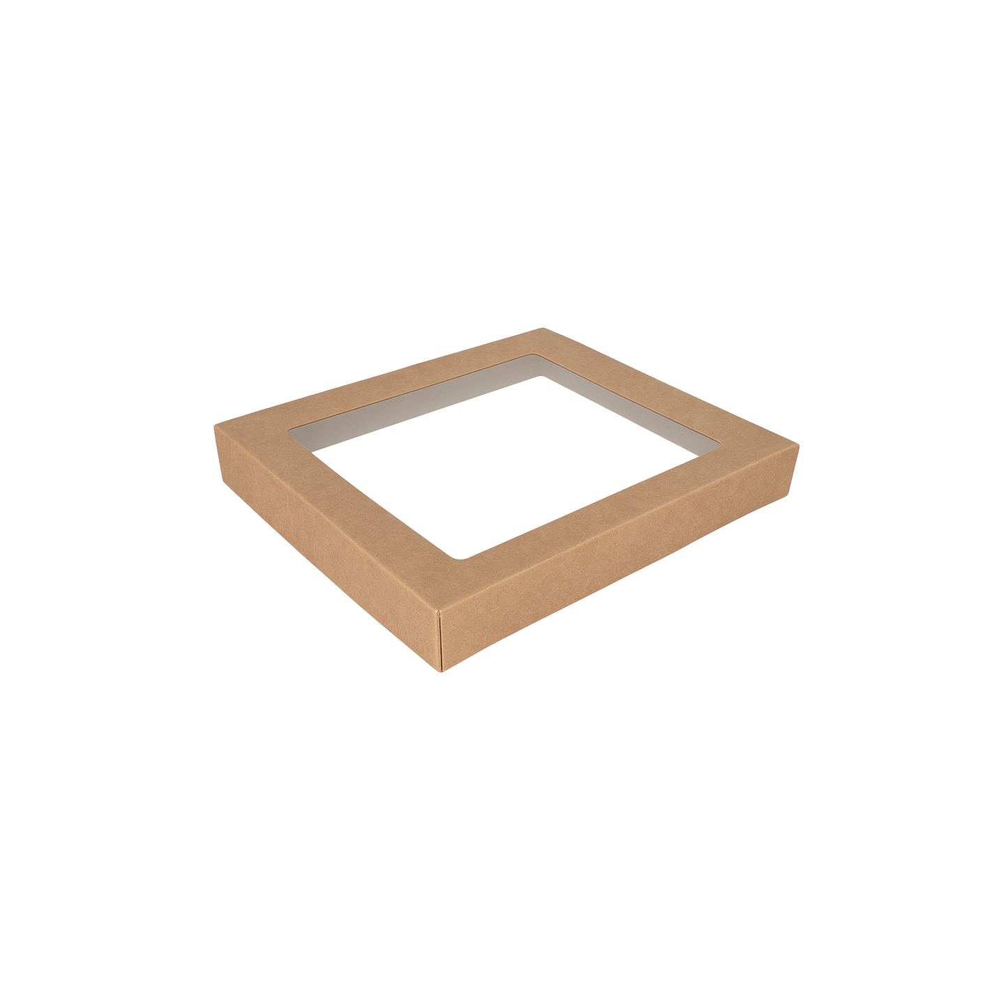 PET Window Catering Tray Lid Small Kraft