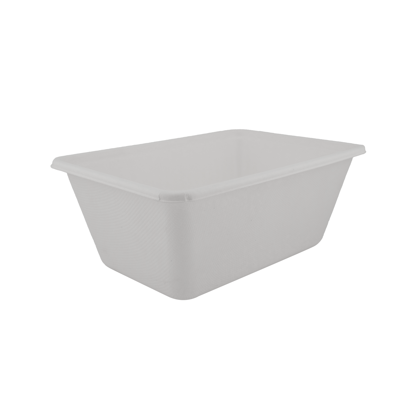 1000ml RectangularSugarcane White Base