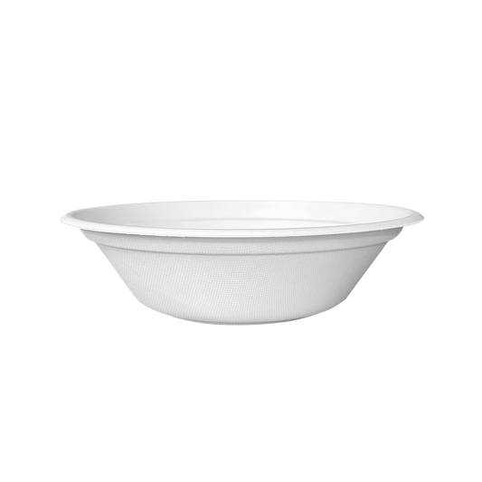 32oz Salad Bowl Sugarcane White
