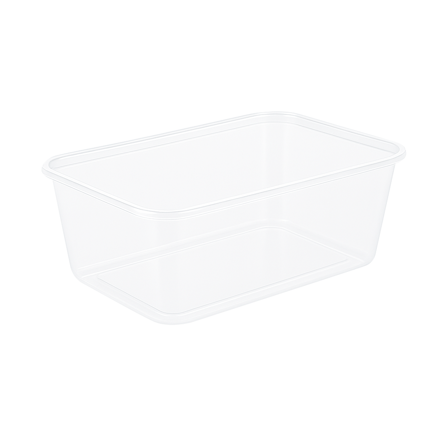 1000ml Rectangular Base PP