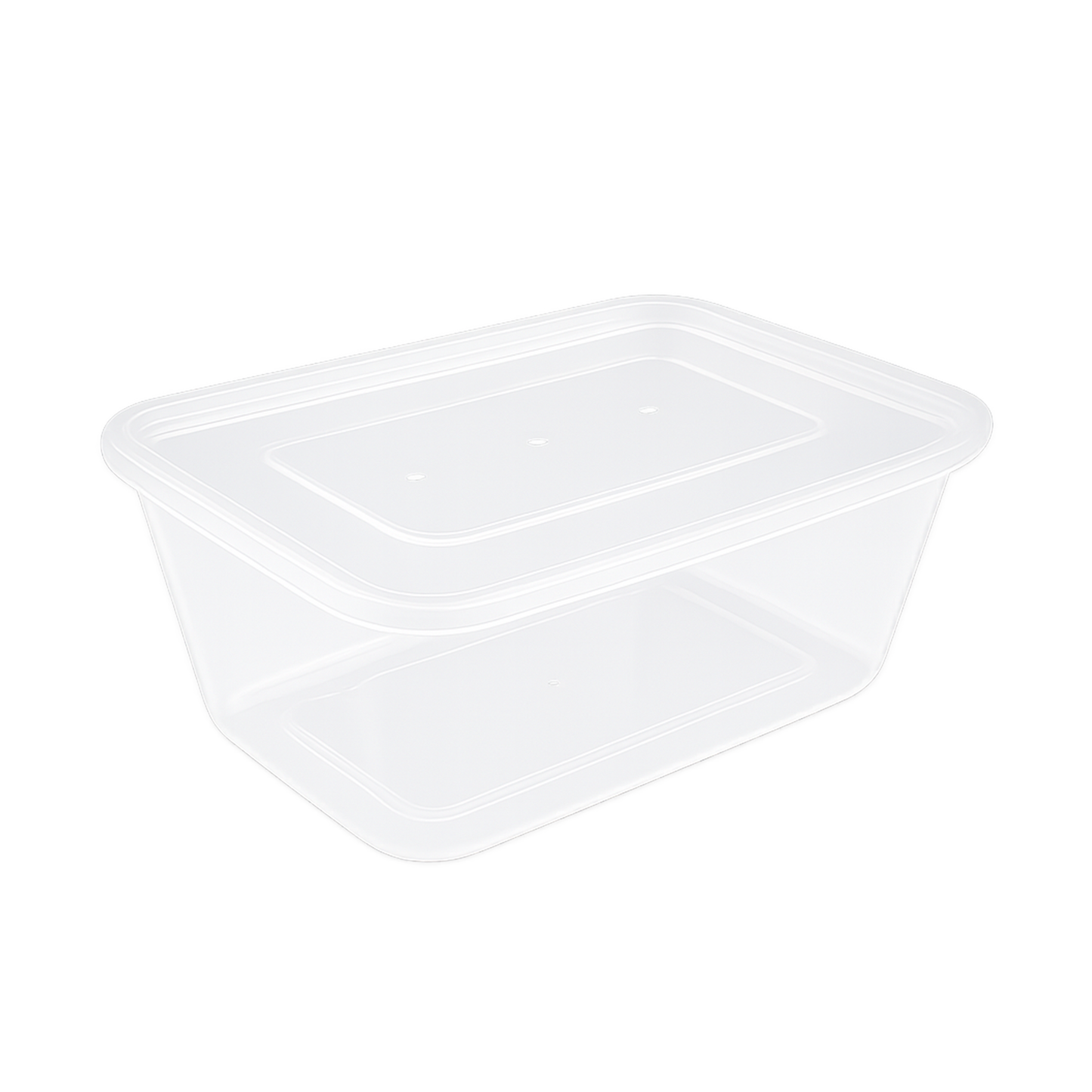 1000ml Rectangular Base and Lid (250 Base x 250 Lid)