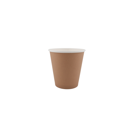 4oz Single Wall Hot Cup Kraft  (62mm)