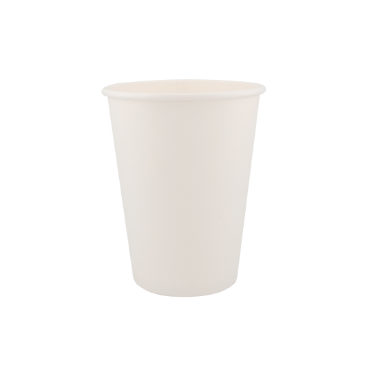 16oz Single Wall Hot Cup White (90mm)