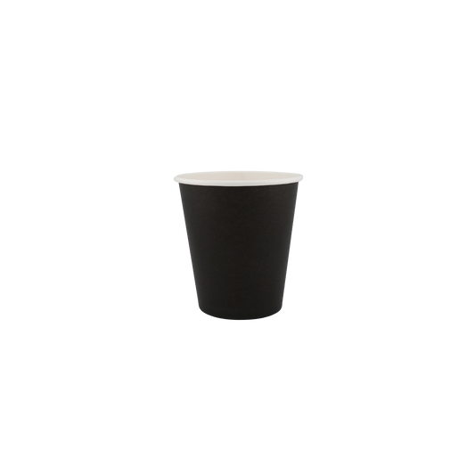 4oz Single Wall Hot Cup Black  (62mm)