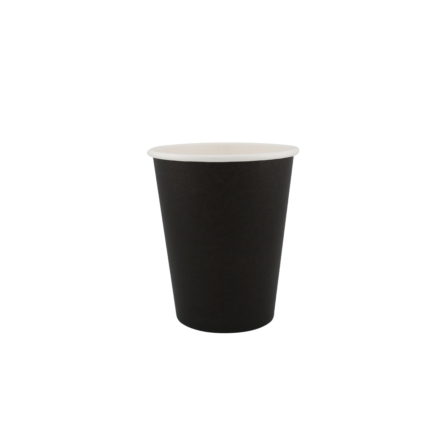 8oz Single Wall Hot Cup Black (80mm)