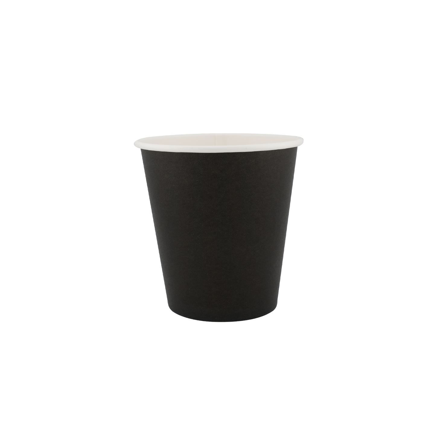 8oz Single Wall Hot Cup Black (90mm)