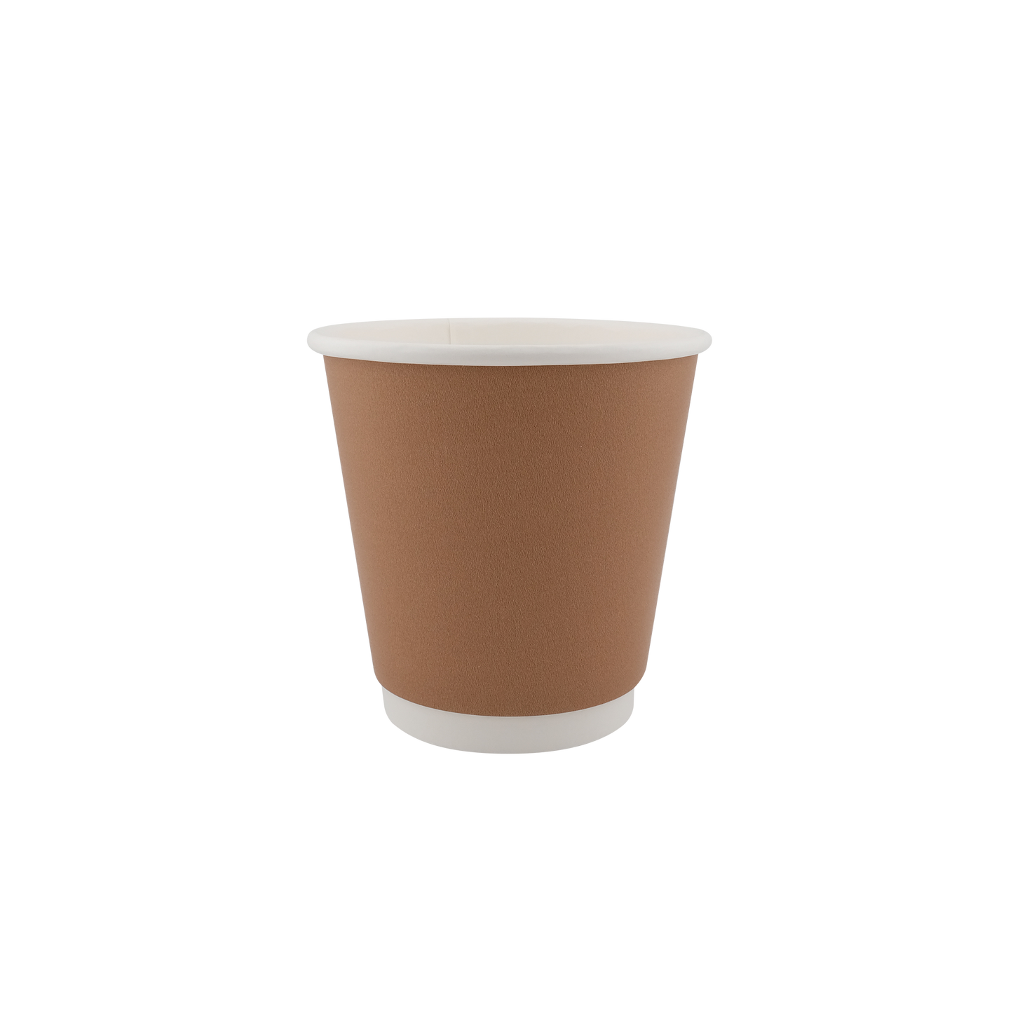 8oz Double Wall Hot Cup Kraft (90mm)