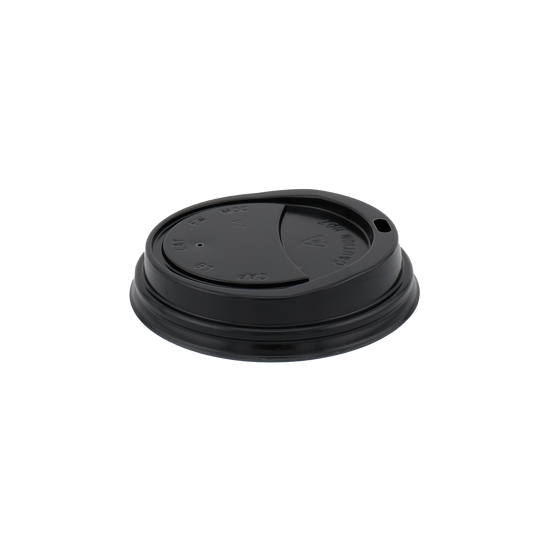 Coffee Cup PS Lid 80mm Black