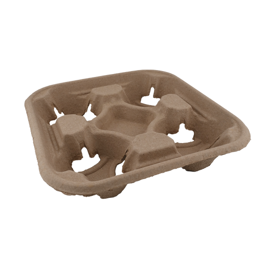 4 Cup Pulp Coffee Tray Holder