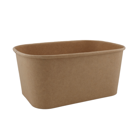 1000ml Rectangular Kraft Base