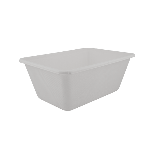 1000ml RectangularSugarcane White Base