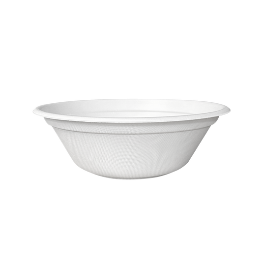 40oz Salad Bowl Sugarcane White