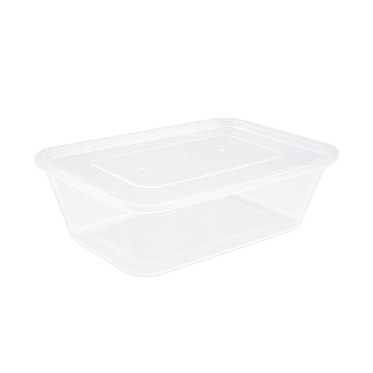 500ml Rectangular Base and Lid (250 Base x 250 Lid)